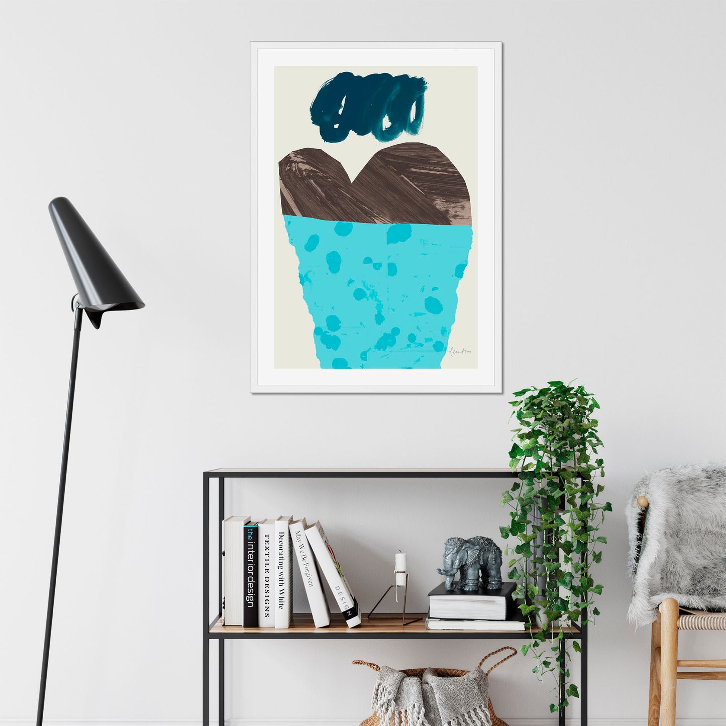 Serene passage in blue #1