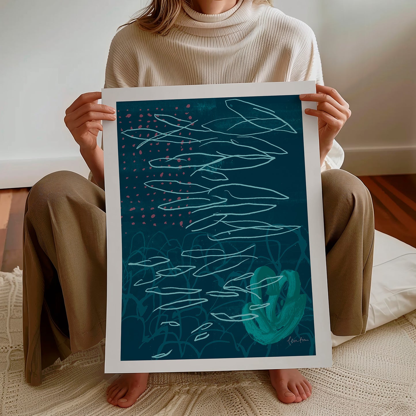 Release in blue #1