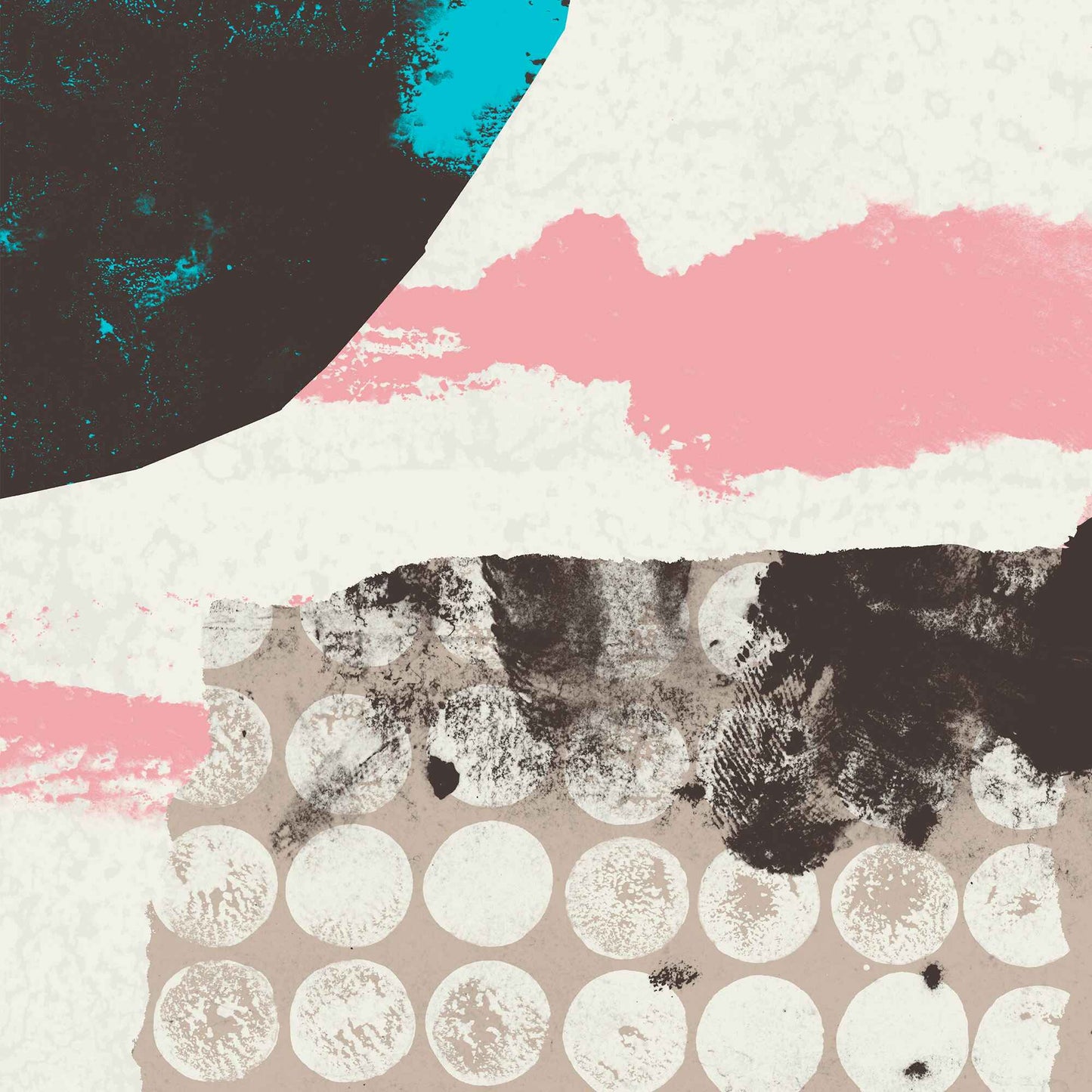 Strokes and pink dots #1