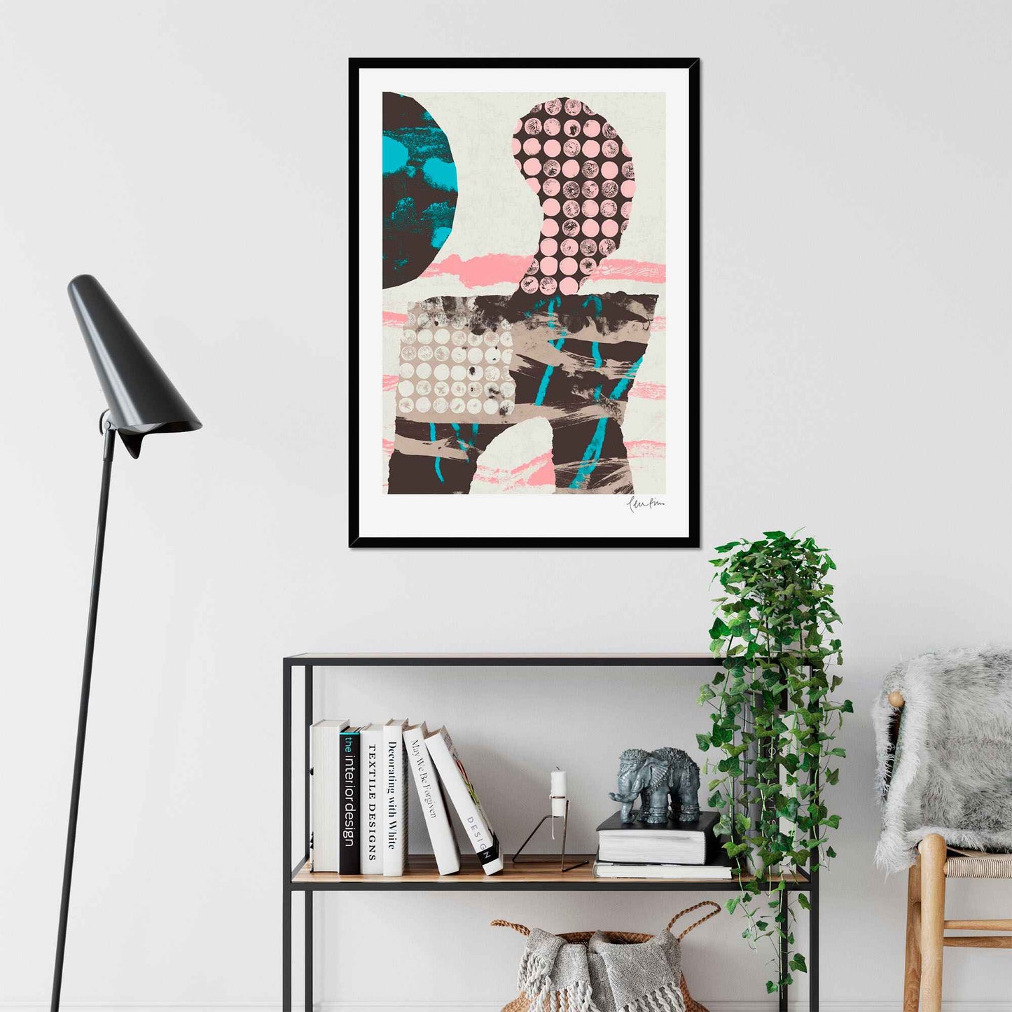 Strokes and pink dots #1