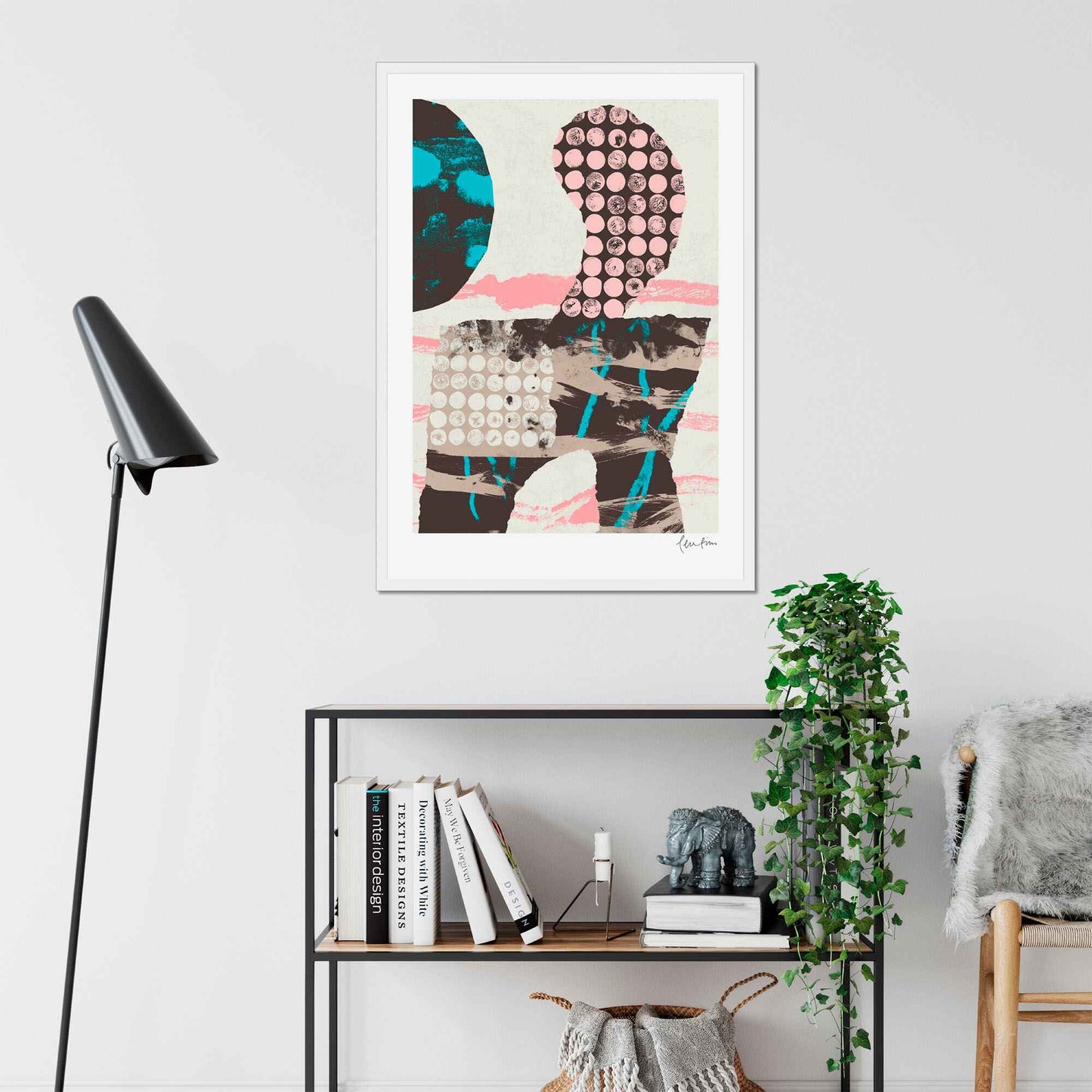 Strokes and pink dots #1