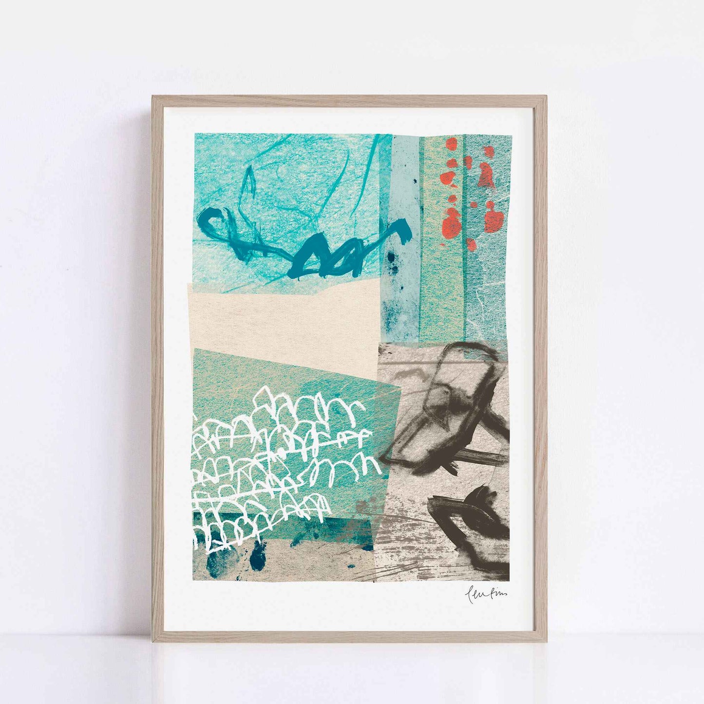 Play of Strokes and Transparencies #1