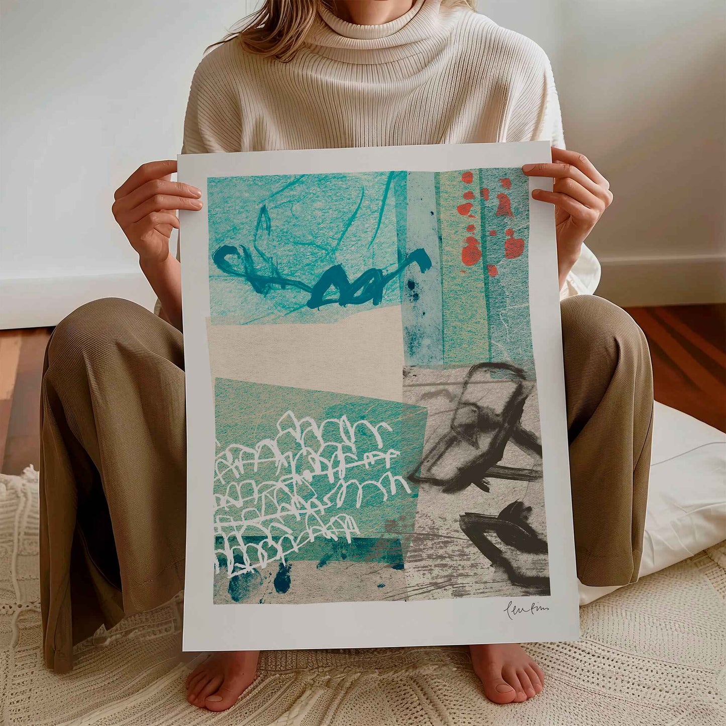 Play of Strokes and Transparencies #1