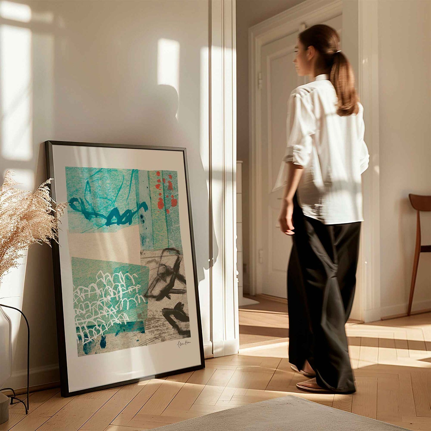 Play of Strokes and Transparencies #1