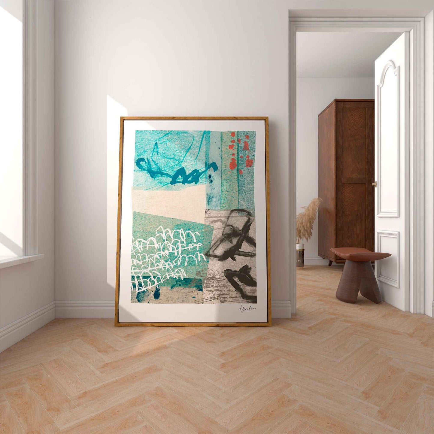 Play of Strokes and Transparencies #1